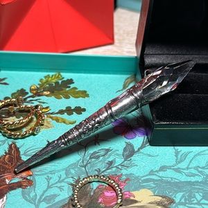 Vintage Quartz crystal vintage silver pin by Ermani Bulatti Dutch Piece